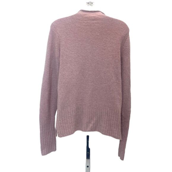 Madewell Glenmoor pink mock neck sweater wool alpaca small - Picture 7 of 16